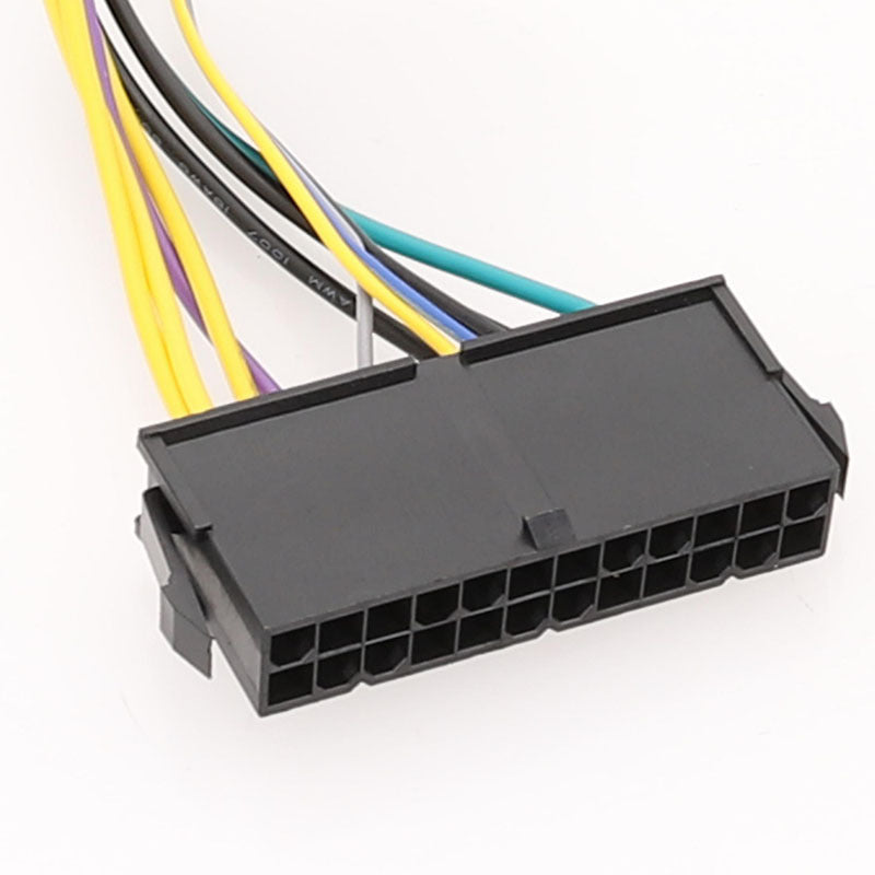 24Pin To 6Pin ATX Power Supply Cable For HP Elite 8100 8200 8300 800G1 Connector Motherboard Adapter Cord 30CM 18AWG 100pcs