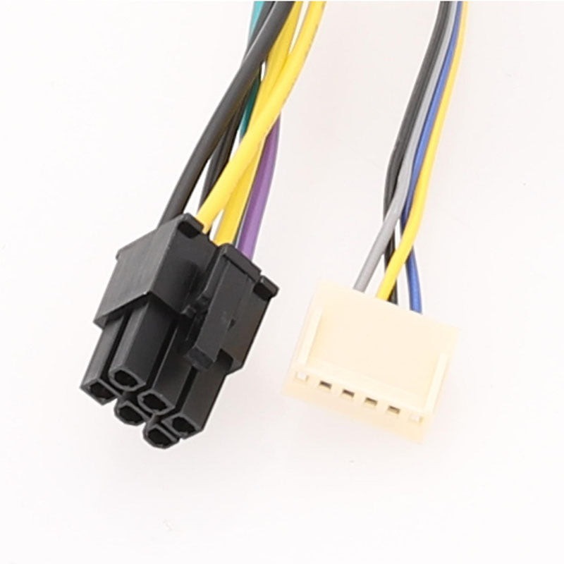 24Pin To 6Pin ATX Power Supply Cable For HP Elite 8100 8200 8300 800G1 Connector Motherboard Adapter Cord 30CM 18AWG 100pcs