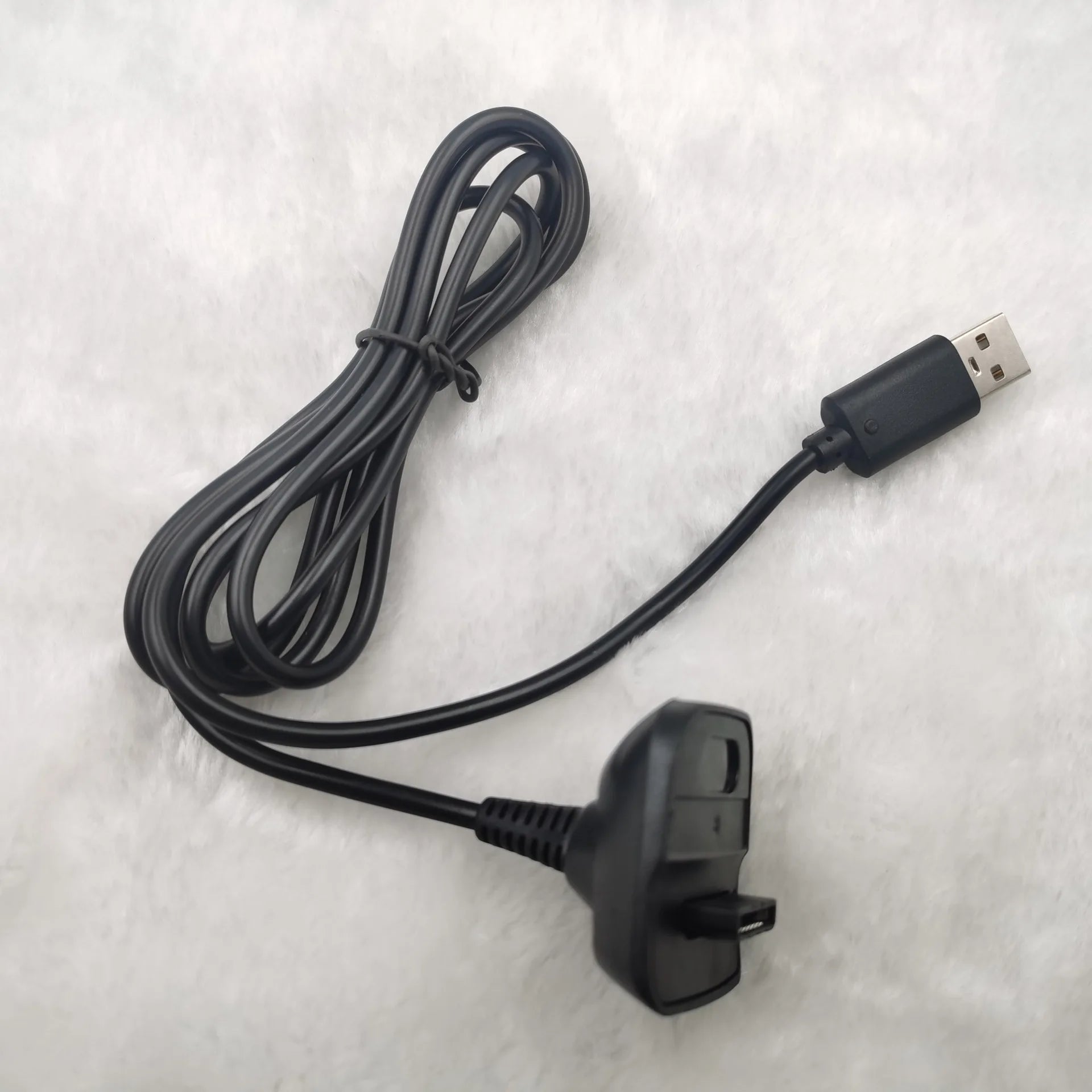 100pcs 1.5M USB Charger Cord for Xbox360 Joystick Wireless Game Controller Gamepad Charging Power Supply Cable Magnetic Ring