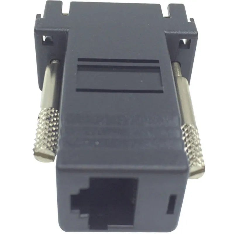 100pcs VGA MaleTo RJ45 Female LAN Connector Adapter VGA Three Rows Of 15-Pin To Network Cable Connector Plug For Cat5/6