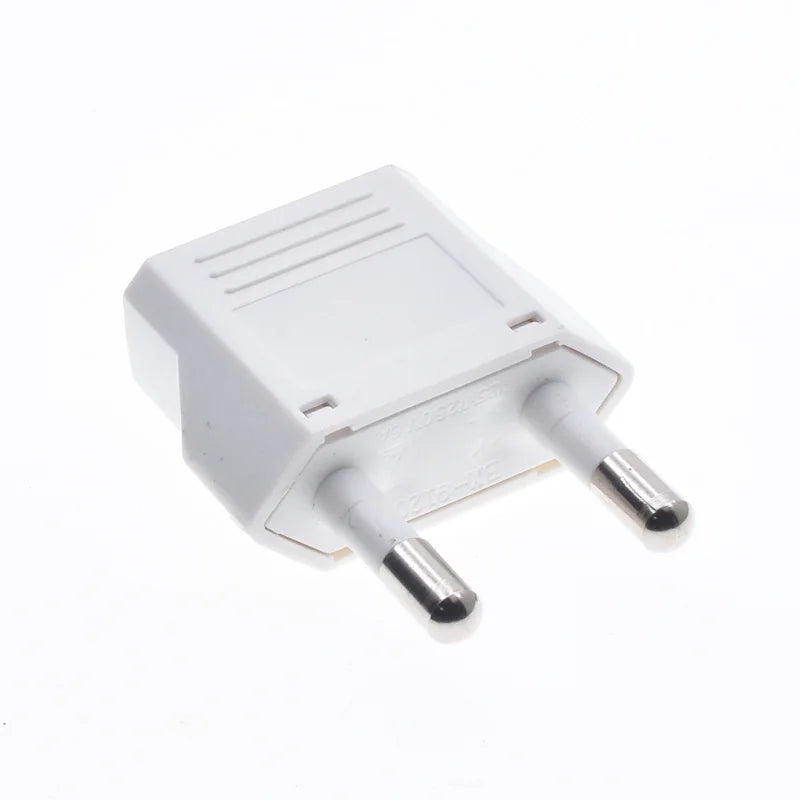100 Parts USA Socket Adapter for UE 4.8mm, Plug Converter for Korea, France, Russia, Germany, Israel Travel Energy Adapter, Copper Converter Sockets