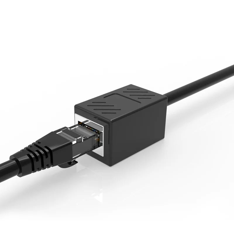 200pcs RJ45 Connector Cat7/6 Ethernet Adapter Gigabit Interface Network Extender Convertor For Extension Cable With inside Board