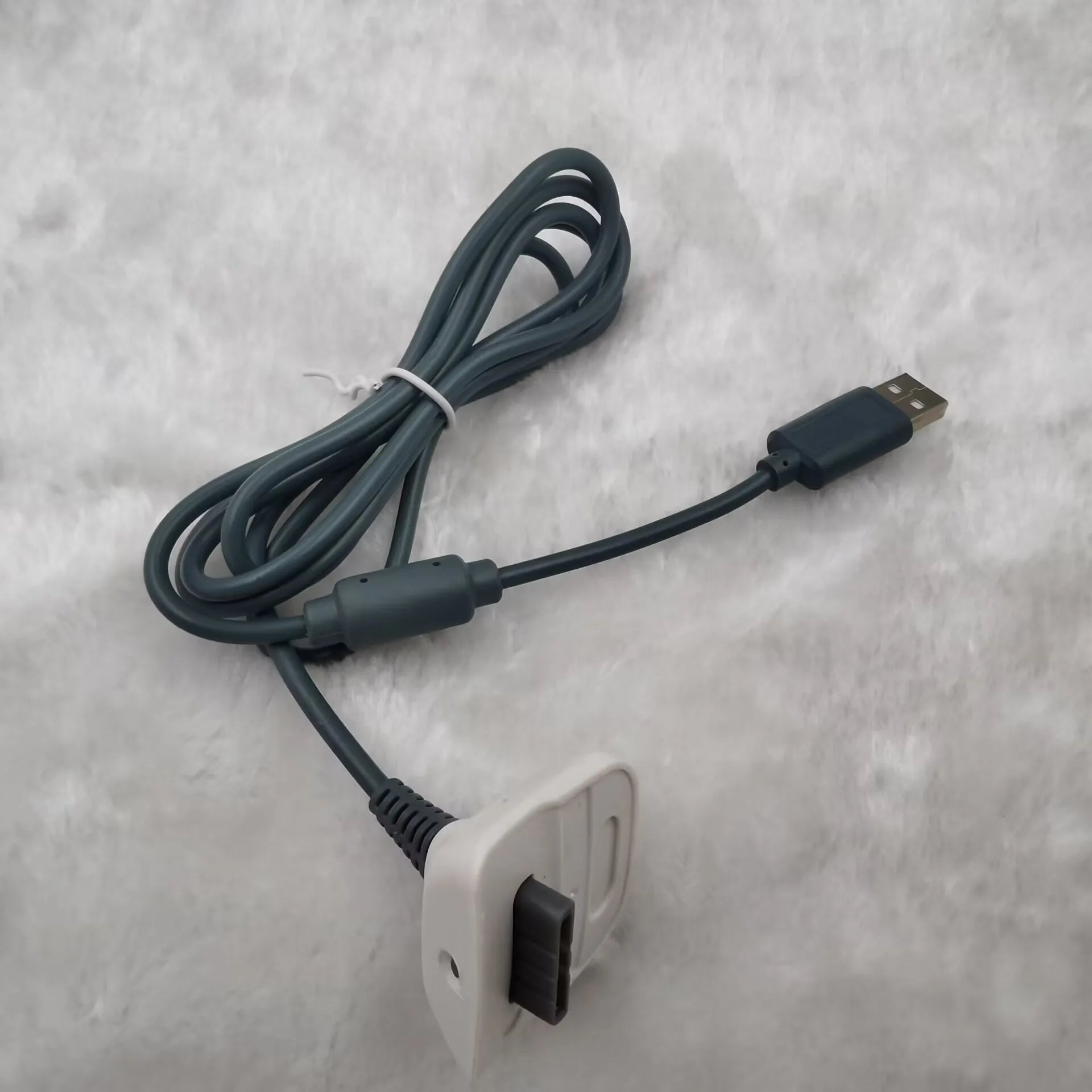 100pcs 1.5M USB Charger Cord for Xbox360 Joystick Wireless Game Controller Gamepad Charging Power Supply Cable Magnetic Ring