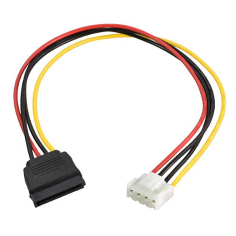 20cm 4p vh3.96 fat disc cable sata copper cable for hik-dahua uniview dvr power cable 4p pine for sata 100 pieces
