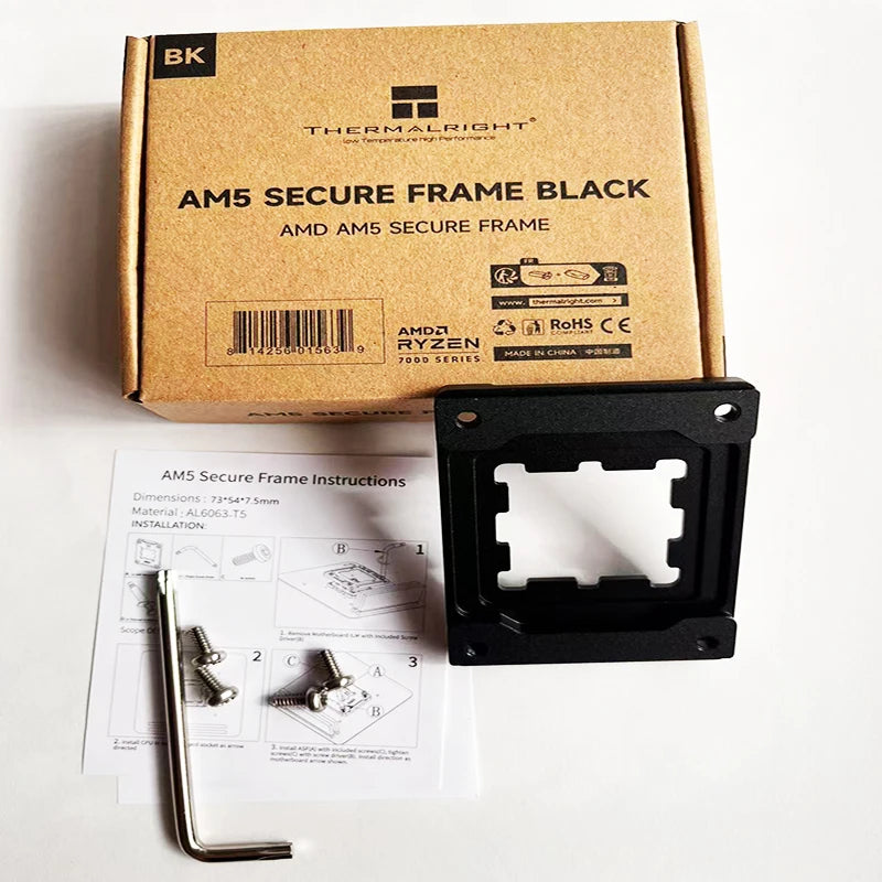 ASF AMD AM5 Secure Frame Contact Bending Correction Frame Platform CPU Installation Fixed Smedo For Thermalright Silver Edge