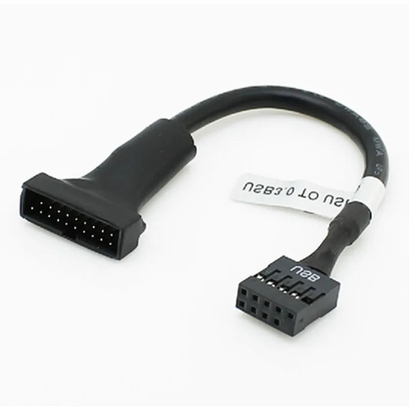 50 units USB3.0 Adapter Cable for 13CM USB2.0, 20 pins for 9 pins, USB Adapter Cables for Old Motherboard, 20 male pins for 9 female pins