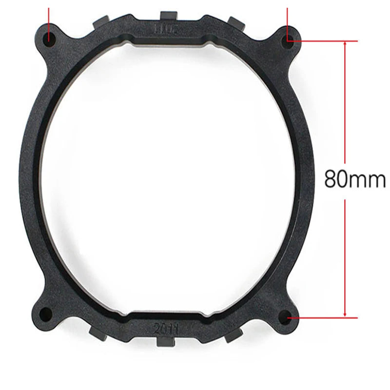 Plate-mãe cpu round base support for lga2011 x299 x99 x79 radiator fixo with parafuses for pc base stent fan quadro 25 peças