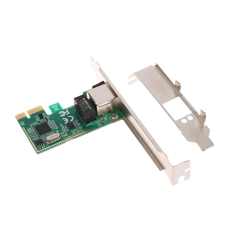 50 Parts PCI-E Network Plate RJ45 LAN Adapter Ethernet Chip Network Controller RTL8111C 1000M No Driver