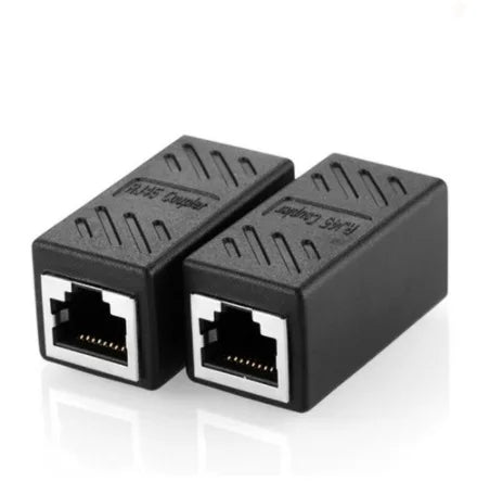 200pcs RJ45 Connector Cat7/6 Ethernet Adapter Gigabit Interface Network Extender Convertor For Extension Cable With inside Board