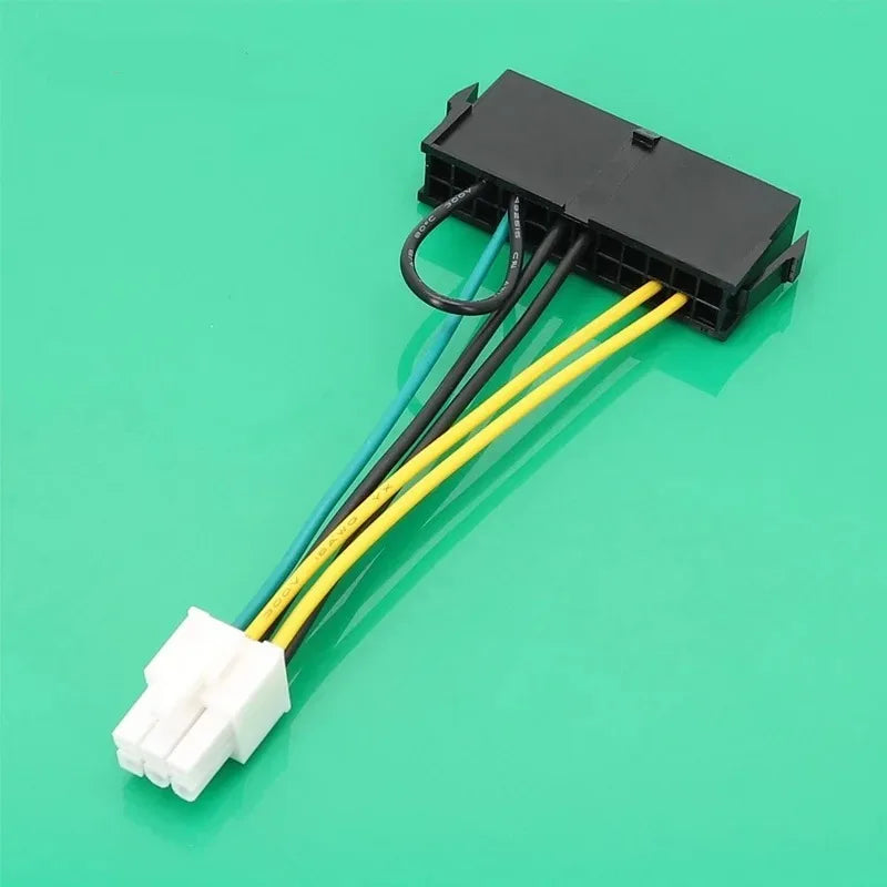 50 pieces cable converter power supply adapter atx 24pin to 6pin for dell 7050 7080 3669 3050 5050 3668 series main board cable