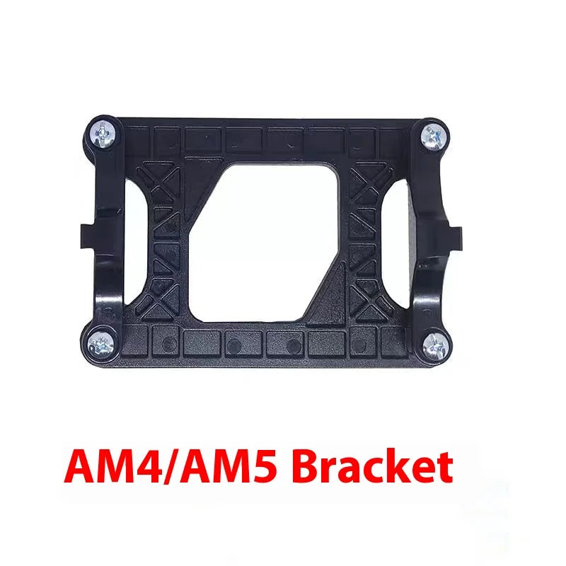 CPU Cooler Fan Bracket Heatsink Radiator Holder General Backplane Base For AMD AM5 AM4 Motherboard Main Board With Screws 50Pcs