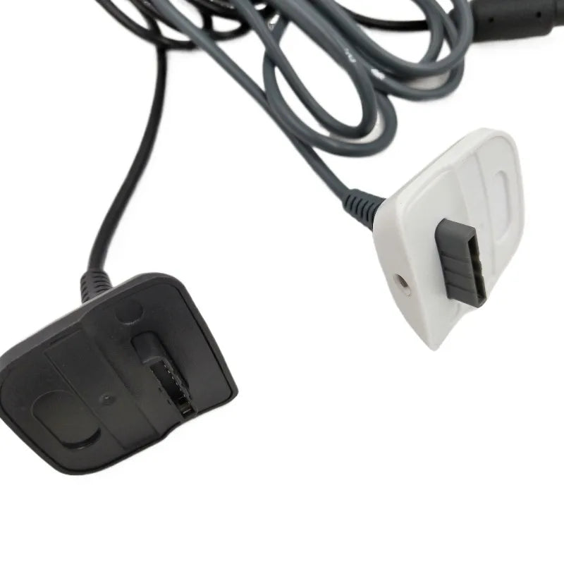 100pcs 1.5M USB Charger Cord for Xbox360 Joystick Wireless Game Controller Gamepad Charging Power Supply Cable Magnetic Ring
