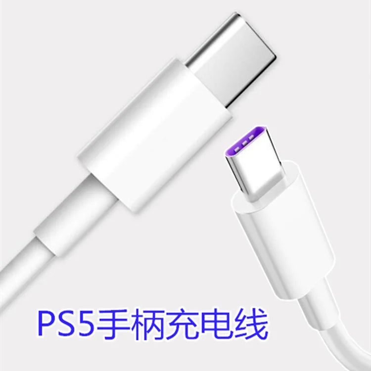 100pcs 1M USB To Type-C Charging Cable for Playstation PS5 Xbox Series S X Controller Gamepad Power Cord Gaming Accessories