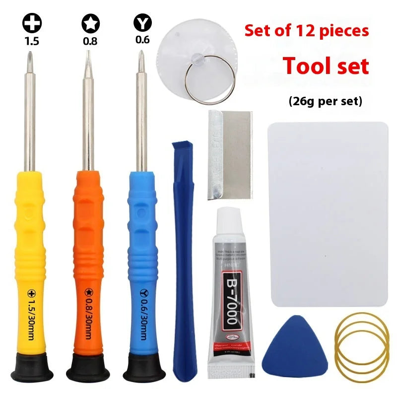 9 in 1 Multifunctional Disassembly Mobile Phone Repair Tool Screwdriver Kit Repair Tools Opening Set for Apple Android 1000sets