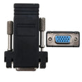 100pcs VGA MaleTo RJ45 Female LAN Connector Adapter VGA Three Rows Of 15-Pin To Network Cable Connector Plug For Cat5/6