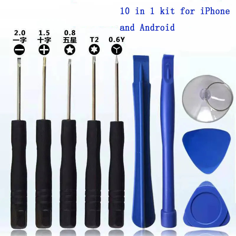 11 in1 Kit Mobile Phone Repair Tool Screen Opening Tools Tablet Battery Disassembly Sets Screwdriver For iPhone Samsung Xiaomi
