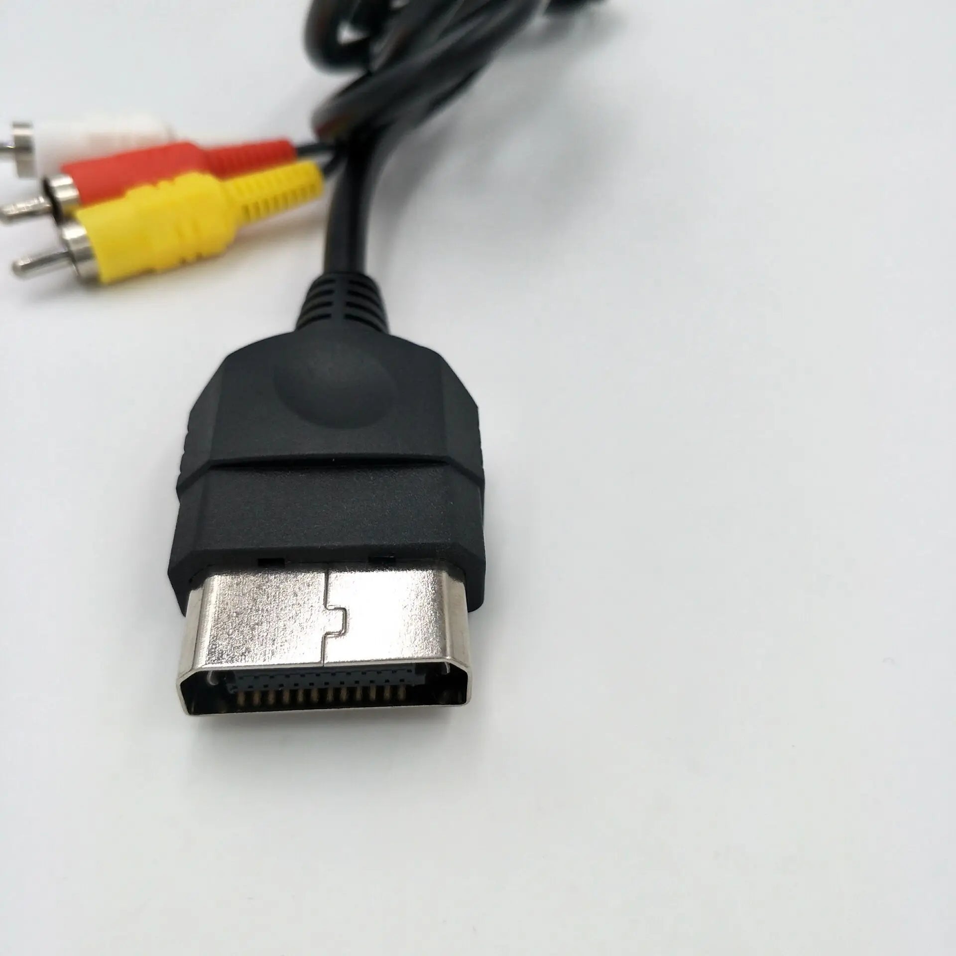 200pcs 1.8M 6FT Audio Video AV Adapter Cable For Xbox HD 24Pin XBOX AV Adapter Cord Gaming Console with 3 RCA Lead