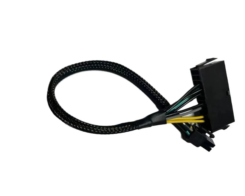 50 pieces cable converter power supply adapter atx 24pin to 6pin for dell 7050 7080 3669 3050 5050 3668 series main board cable