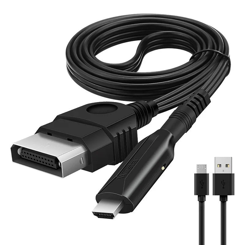 30 units of 1M SCART Video Adapter for HDMI for Wii, N64, XBO, PS2, Game Consoles, HD Smart TV, Monitor for Nintendo Switch