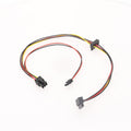 100pcs 6P To 2*Sata 30+20CM Optical Drive Hard Disk Power Supply Adapter Cable For HP Prodesk 400 G5 400G1 600 680G1 480G4 280G3